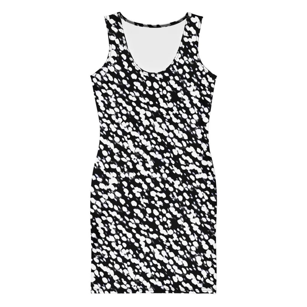 Inkstone Drift on Bodycon Dress — Front