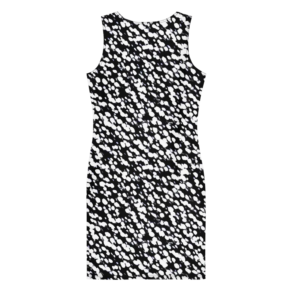 Inkstone Drift on Bodycon Dress — Back