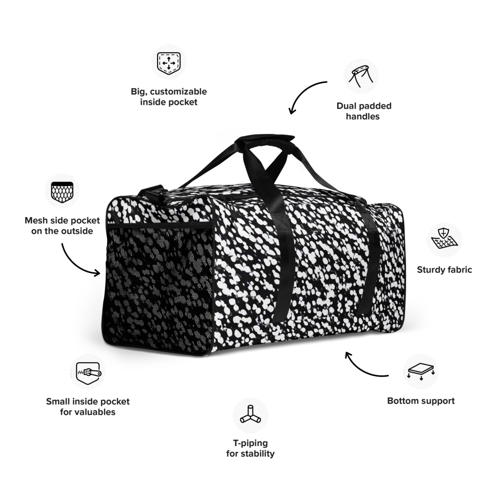 Inkstone Drift on Duffle Bag — Right Front