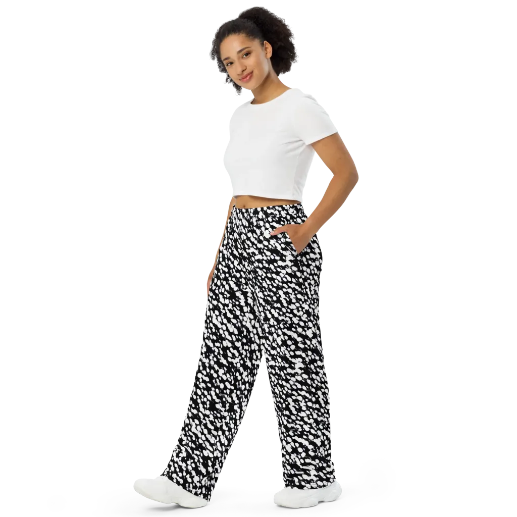 Inkstone Drift on Wide-Leg Pants — Left Front