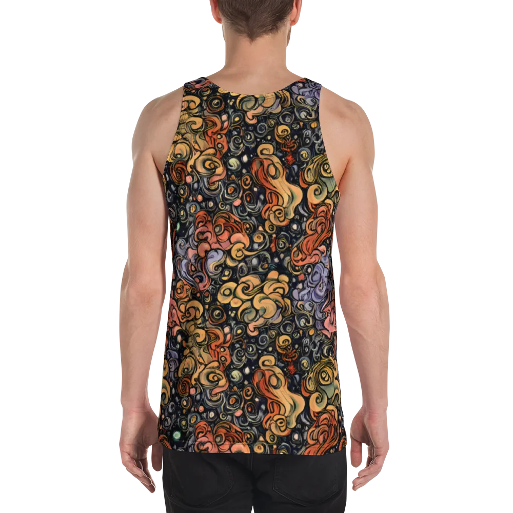 Psychedelic Brocade on Men's Tank Top — Back