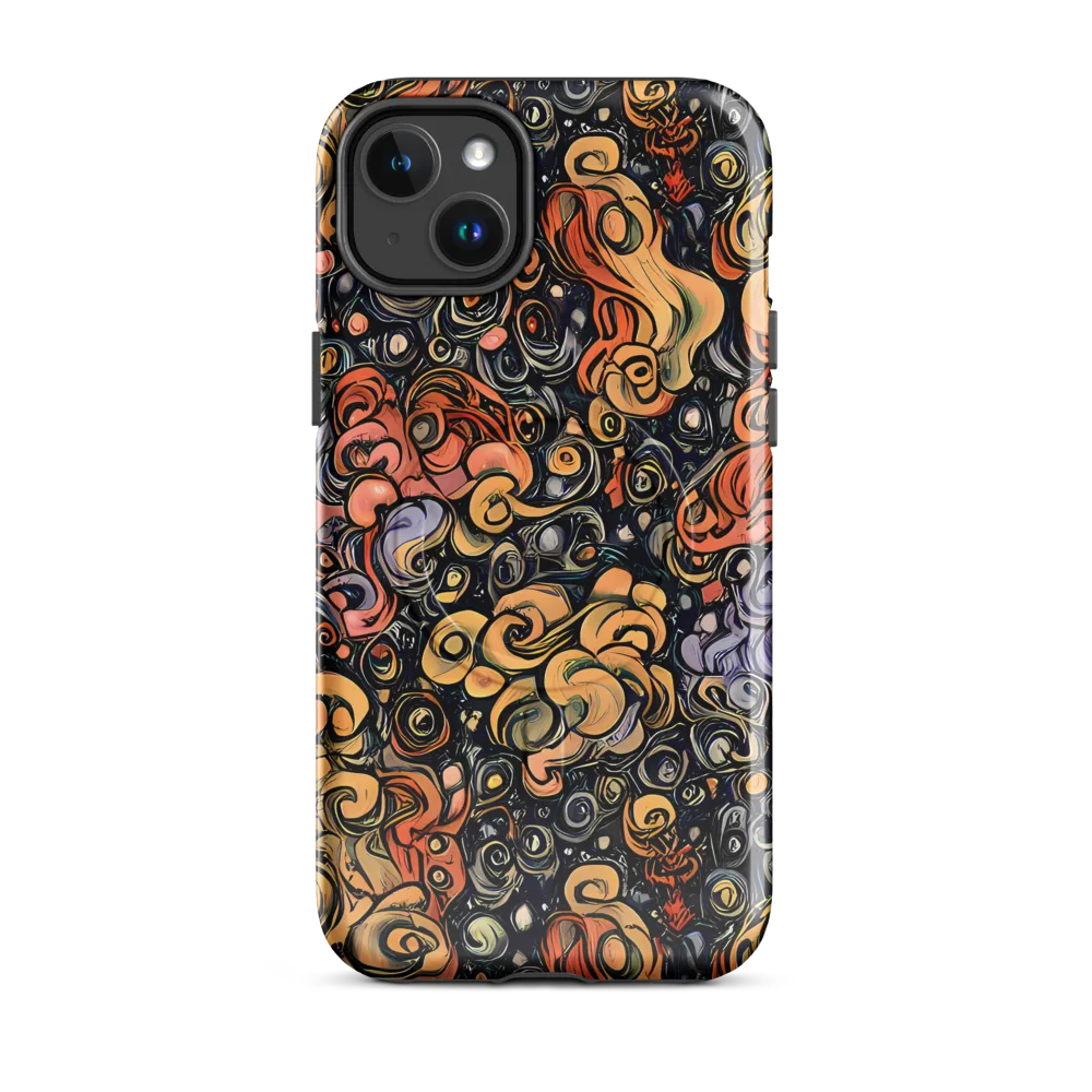 Psychedelic Brocade on MagSafe Tough Case for iPhone® — Front