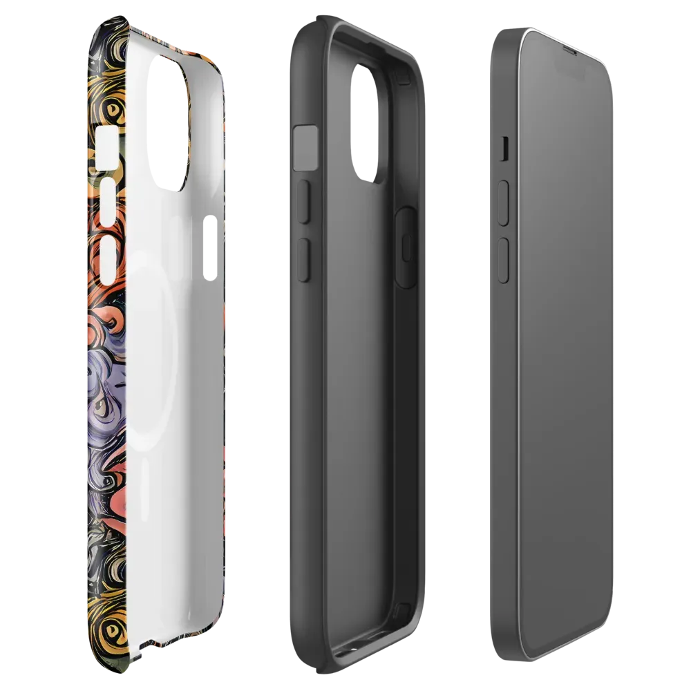 Psychedelic Brocade on MagSafe Tough Case for iPhone® — Front