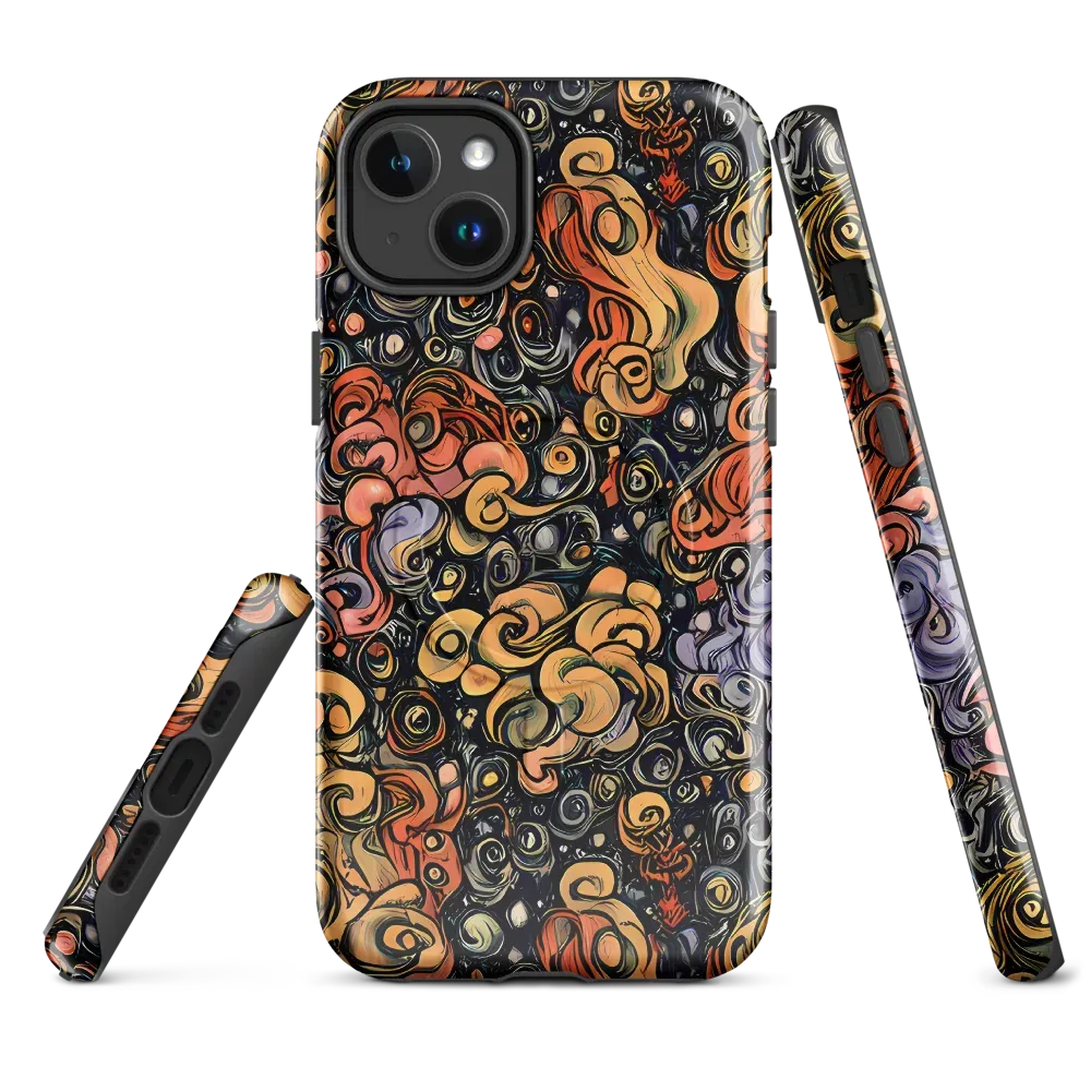 Psychedelic Brocade on MagSafe Tough Case for iPhone® — Front
