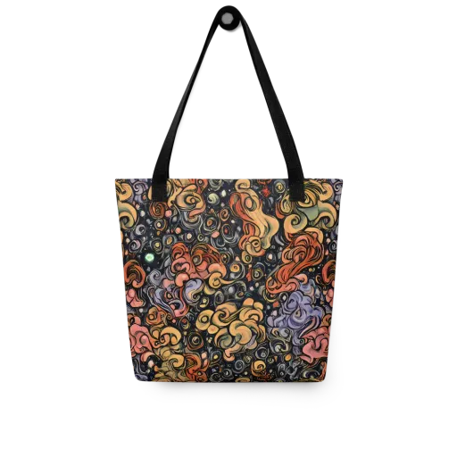 Psychedelic Brocade on a Tote Bag