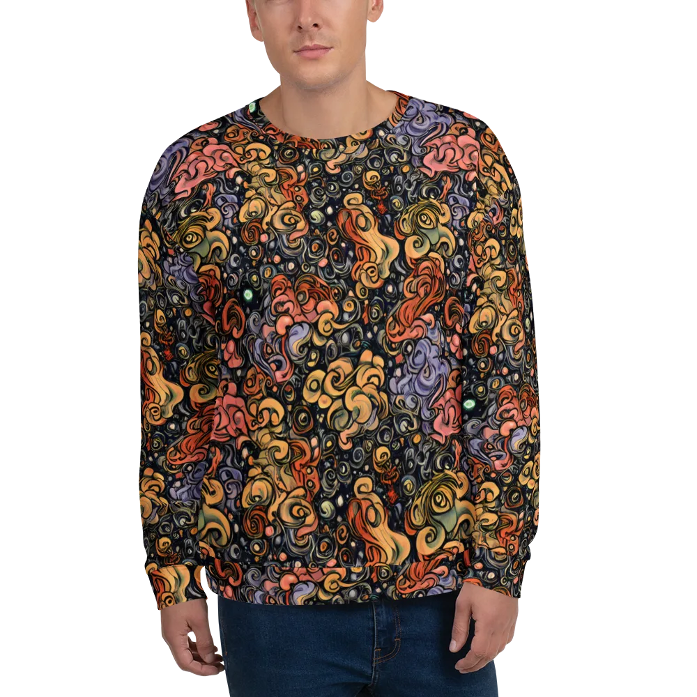 Psychedelic Brocade on Sweatshirt — Front