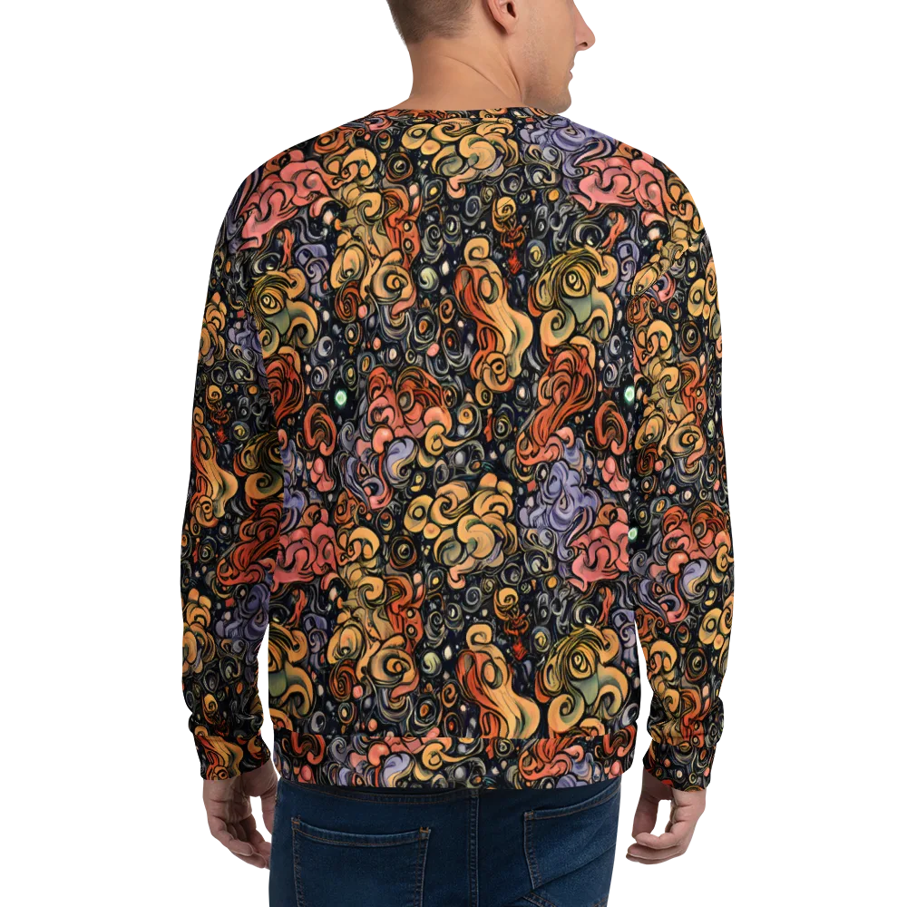Psychedelic Brocade on Sweatshirt — Back