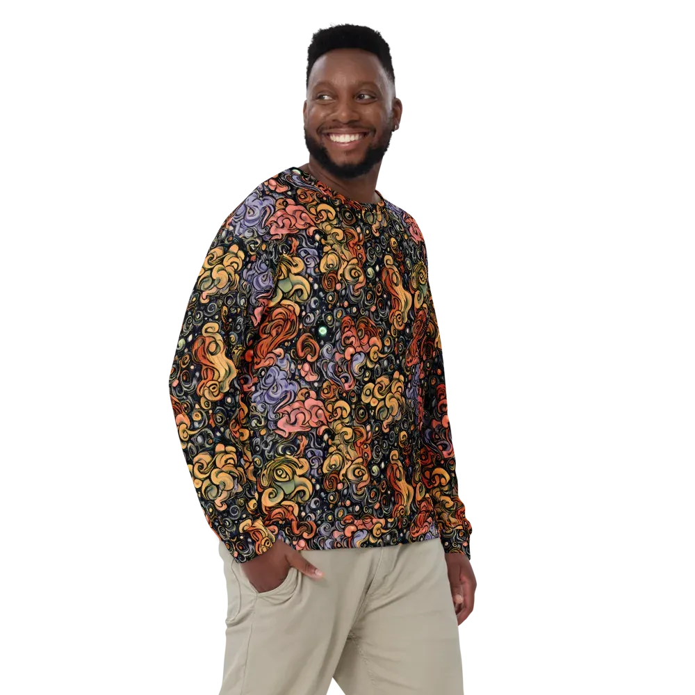 Psychedelic Brocade on Sweatshirt — Front