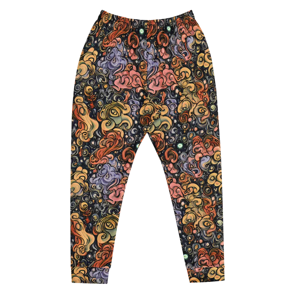 Psychedelic Brocade on Men's Joggers — Front