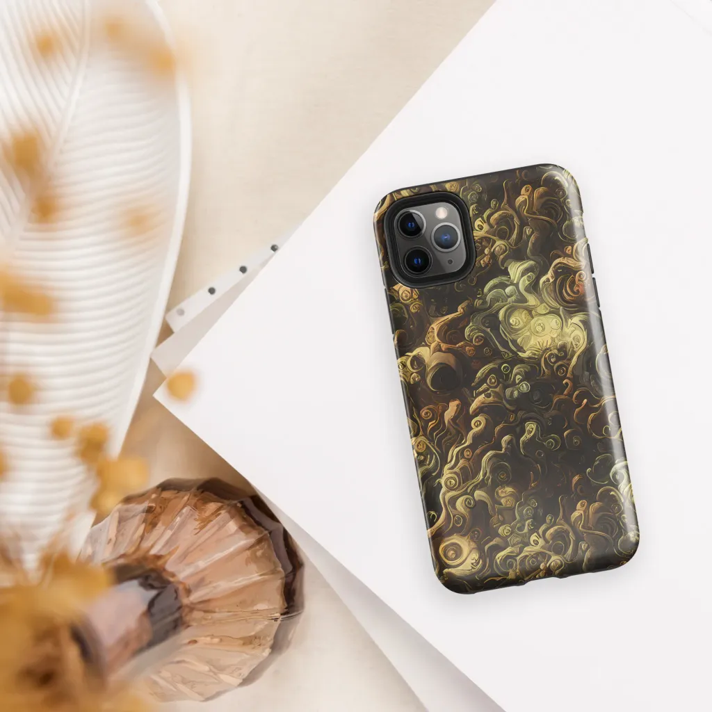 Ochre Undertow on Tough Case for iPhone® — Front