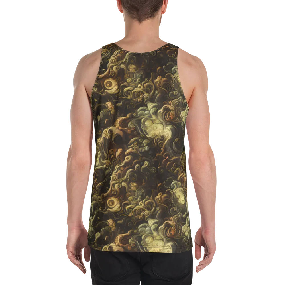 Ochre Undertow on Men's Tank Top — Back