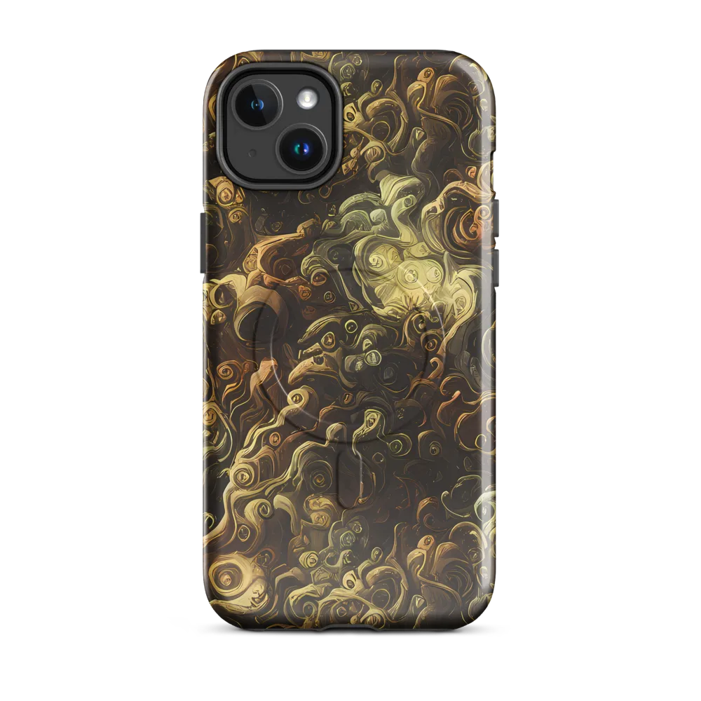 Ochre Undertow on MagSafe Tough Case for iPhone® — Front