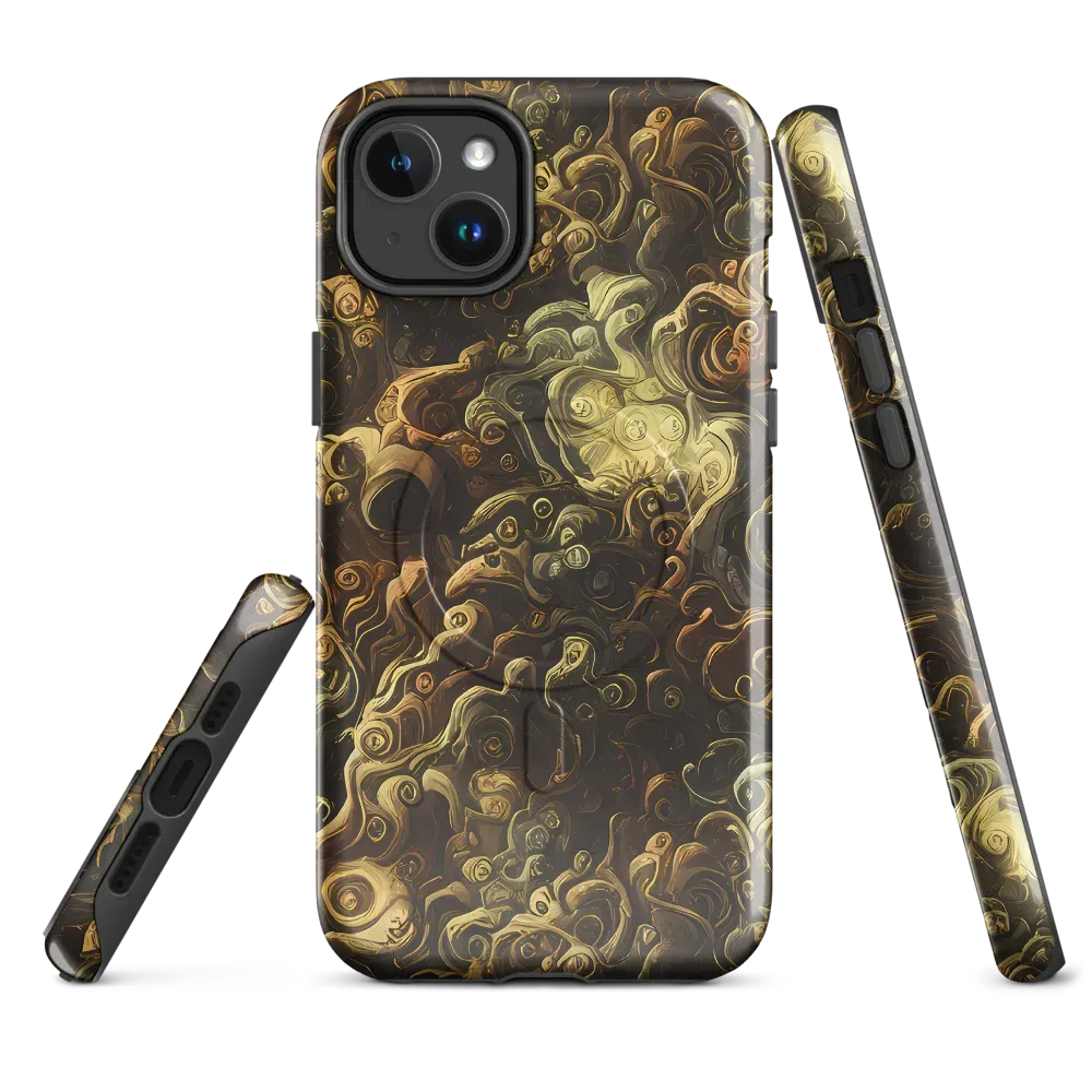 Ochre Undertow on MagSafe Tough Case for iPhone® — Front