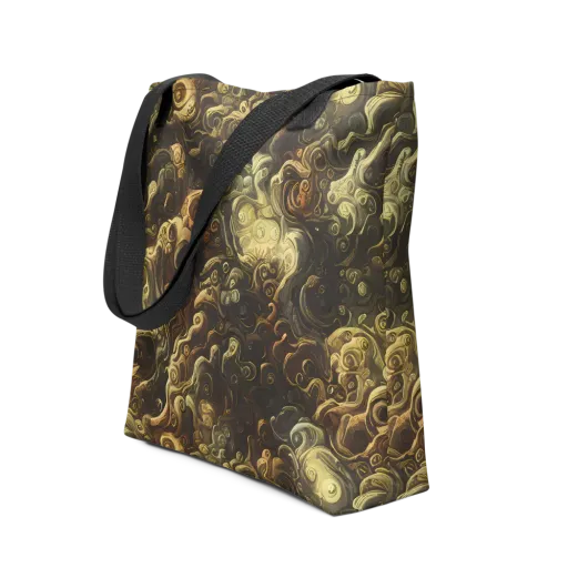 Ochre Undertow on a Tote Bag
