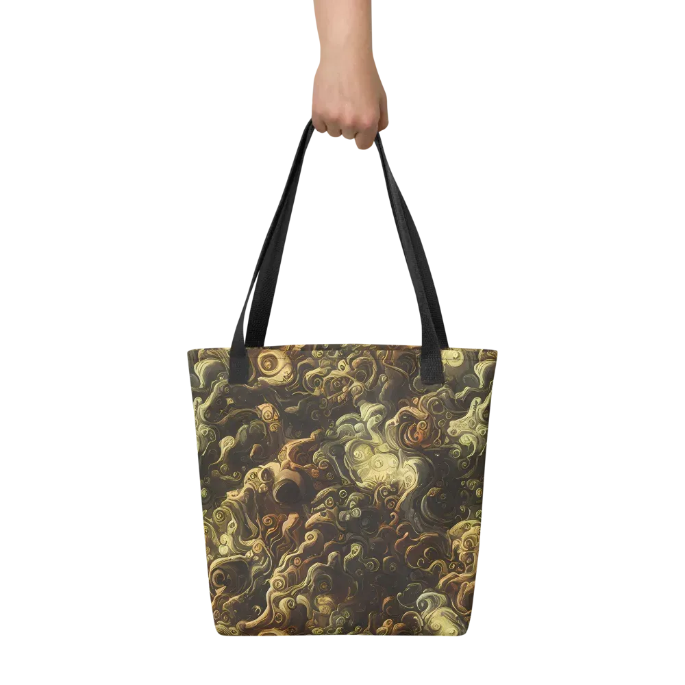 Ochre Undertow on Tote Bag — Front