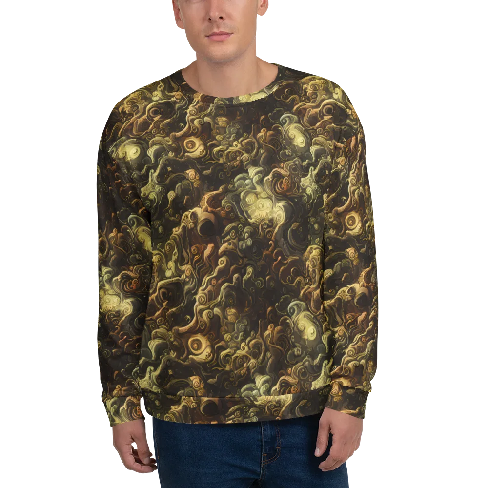 Ochre Undertow on Sweatshirt — Front