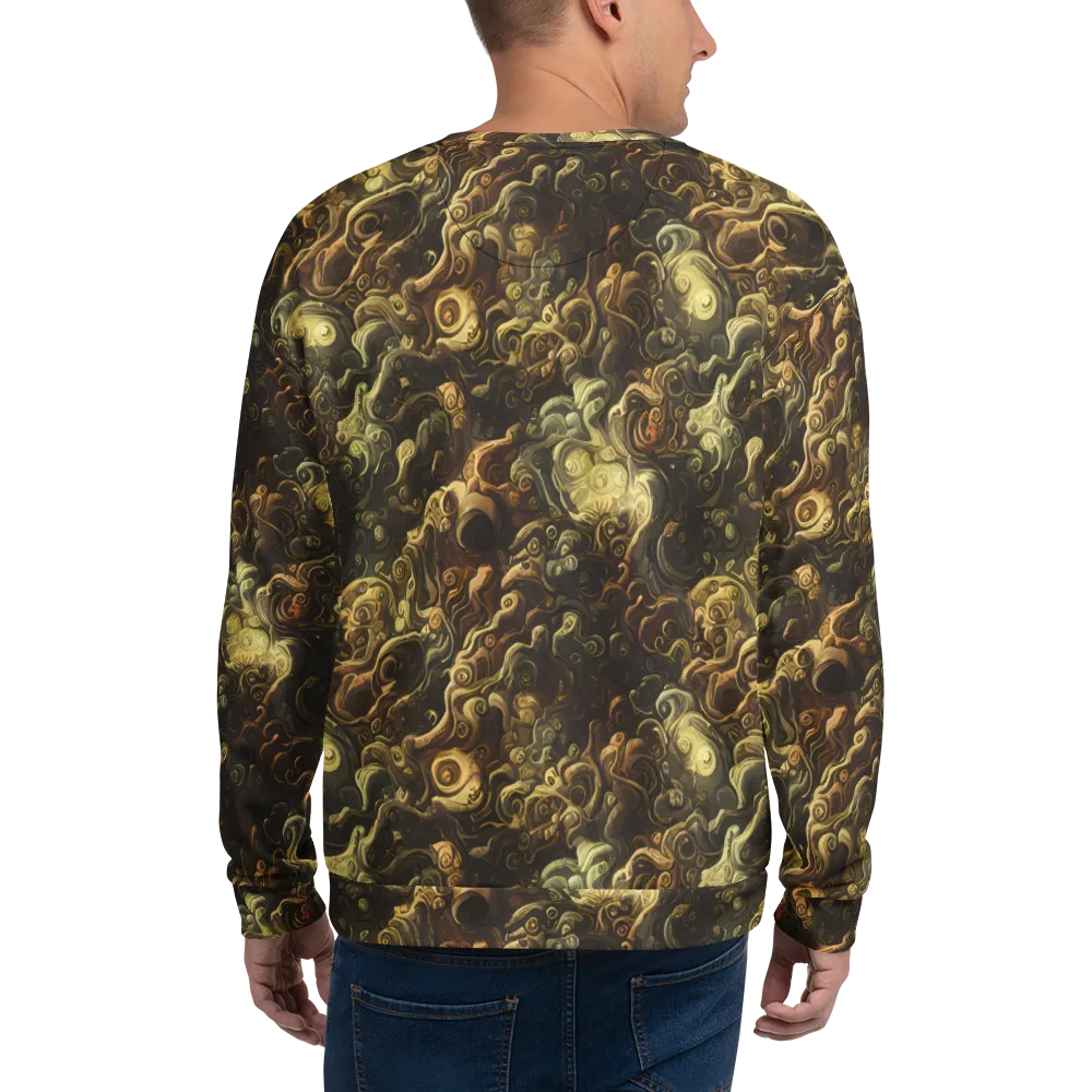 Ochre Undertow on Sweatshirt — Back