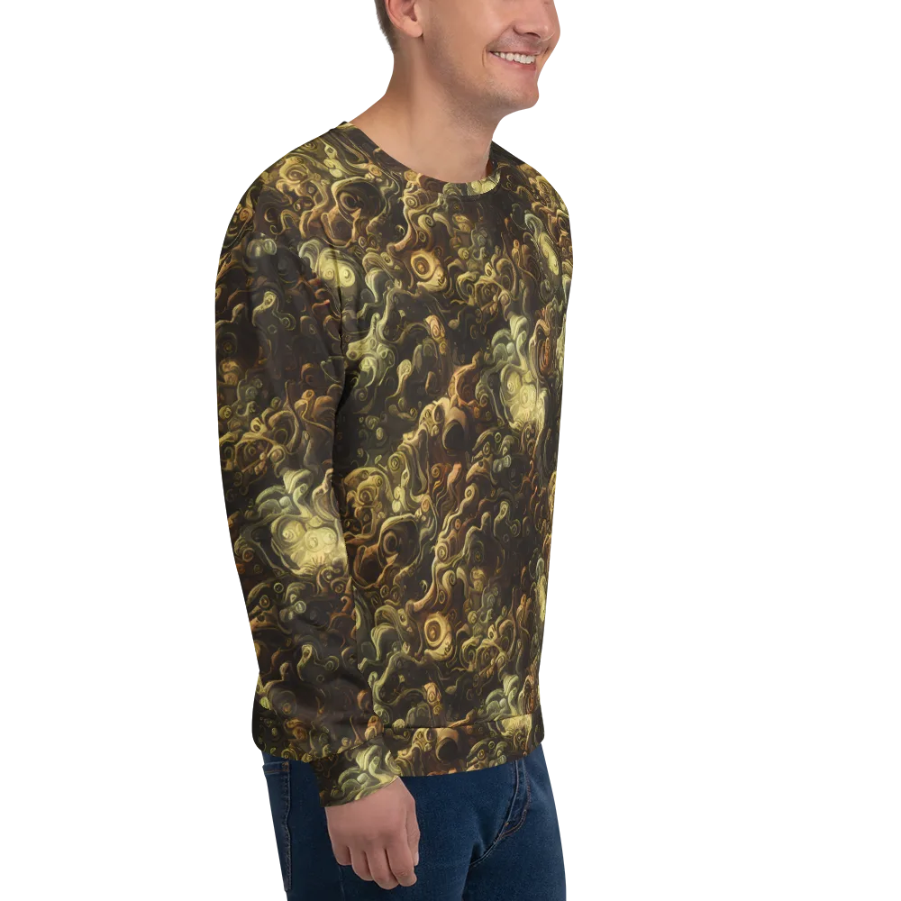 Ochre Undertow on Sweatshirt — Right Front