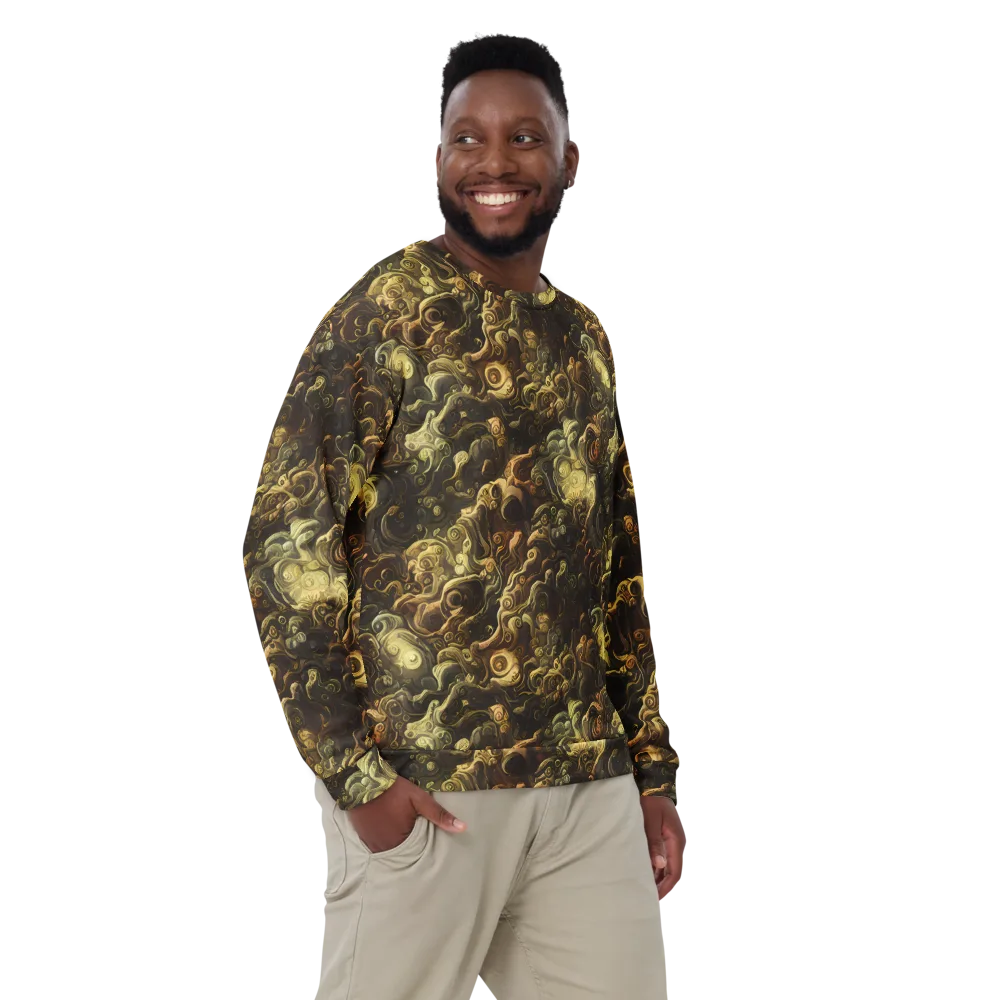 Ochre Undertow on Sweatshirt — Front