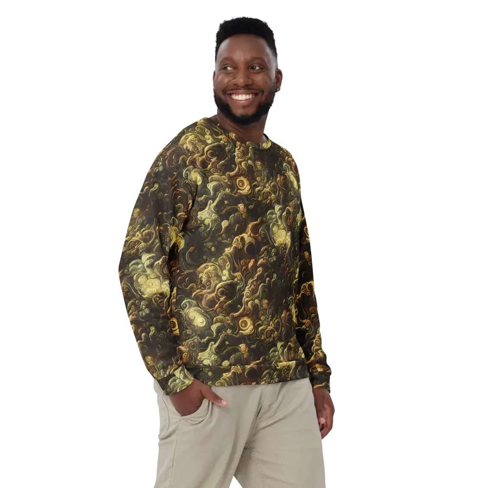 Ochre Undertow on Sweatshirt — Front