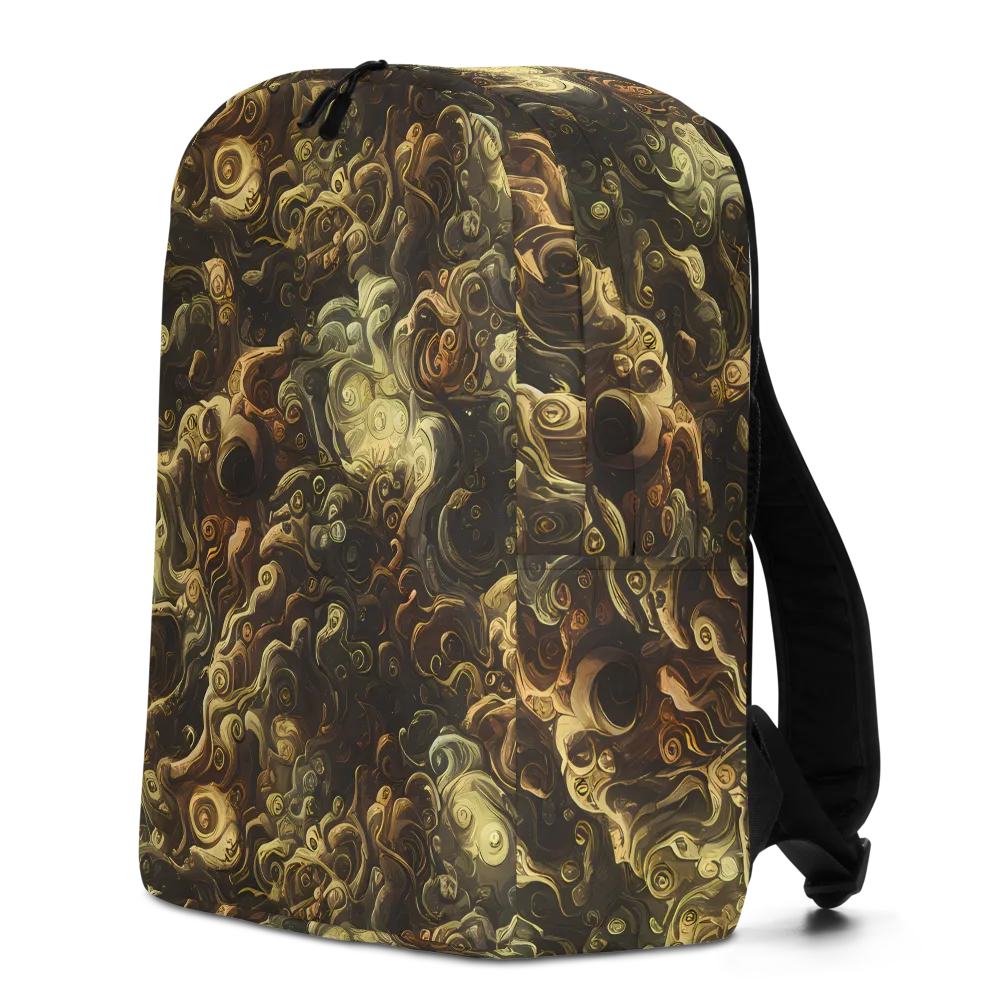 Ochre Undertow on Minimalist Backpack — Left
