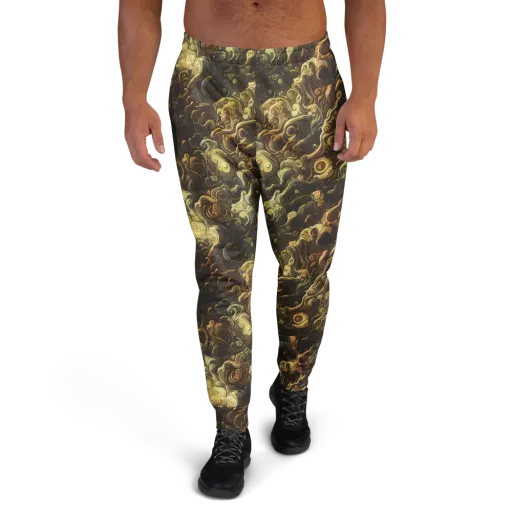 Ochre Undertow on a Men's Joggers