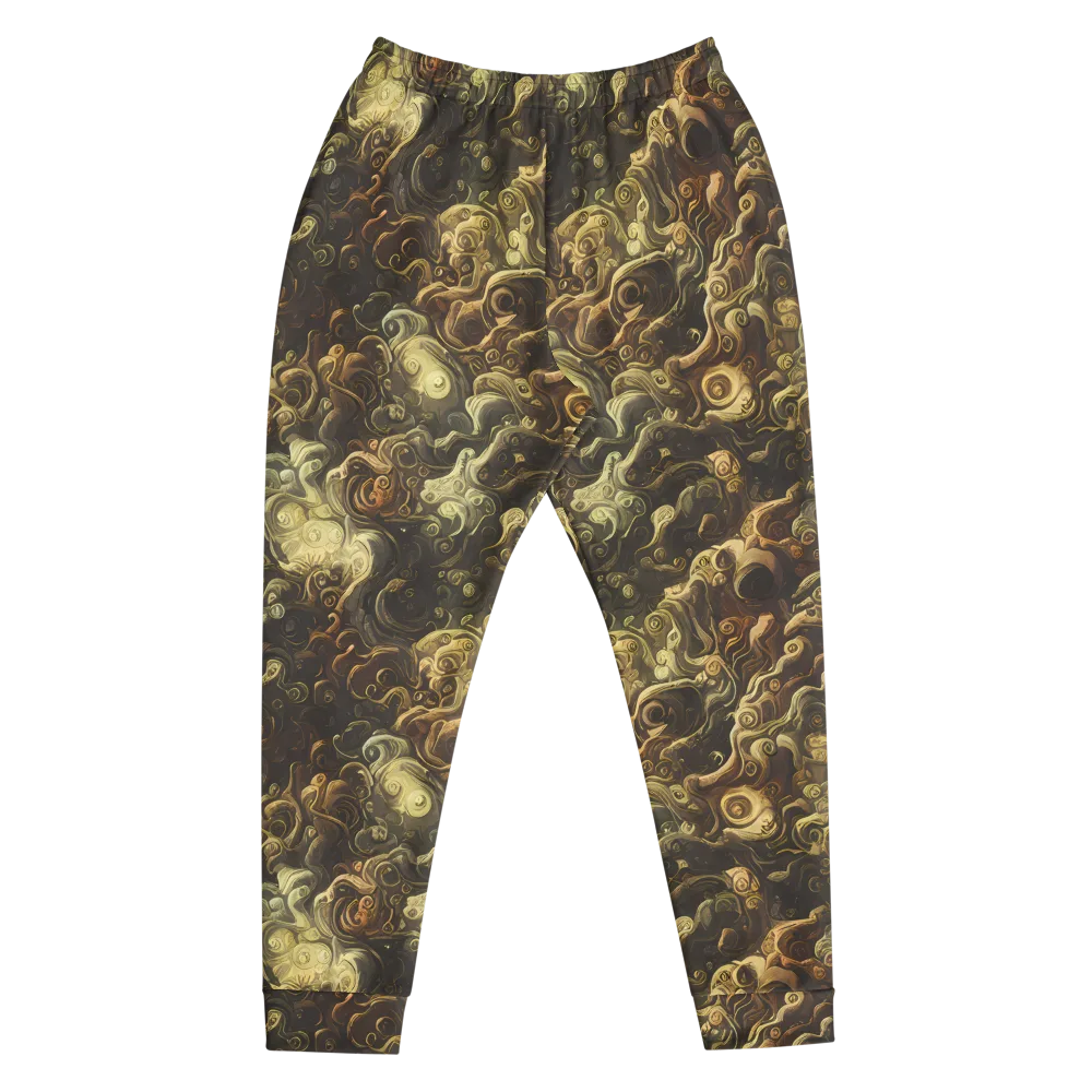 Ochre Undertow on Men's Joggers — Front