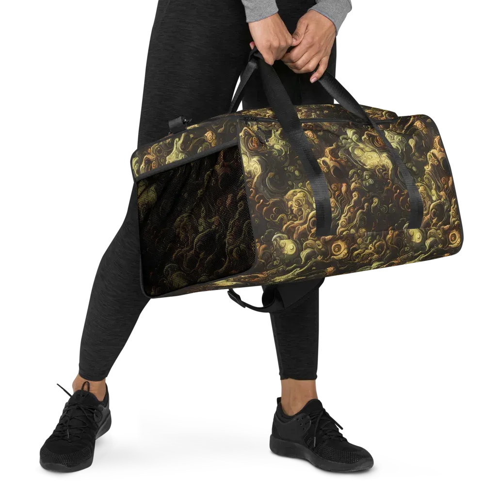 Ochre Undertow on Duffle Bag — Right Front