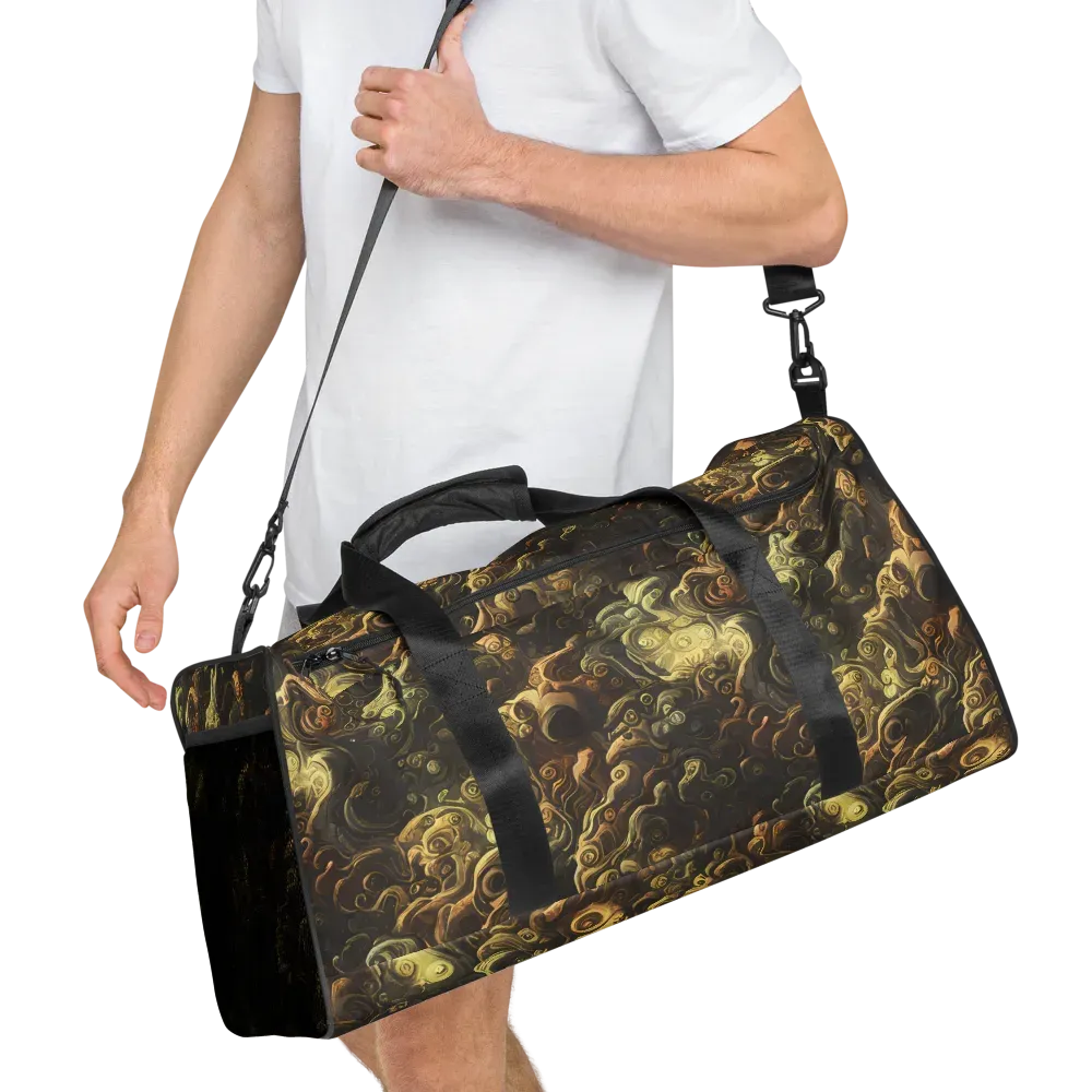 Ochre Undertow on Duffle Bag — Right Front