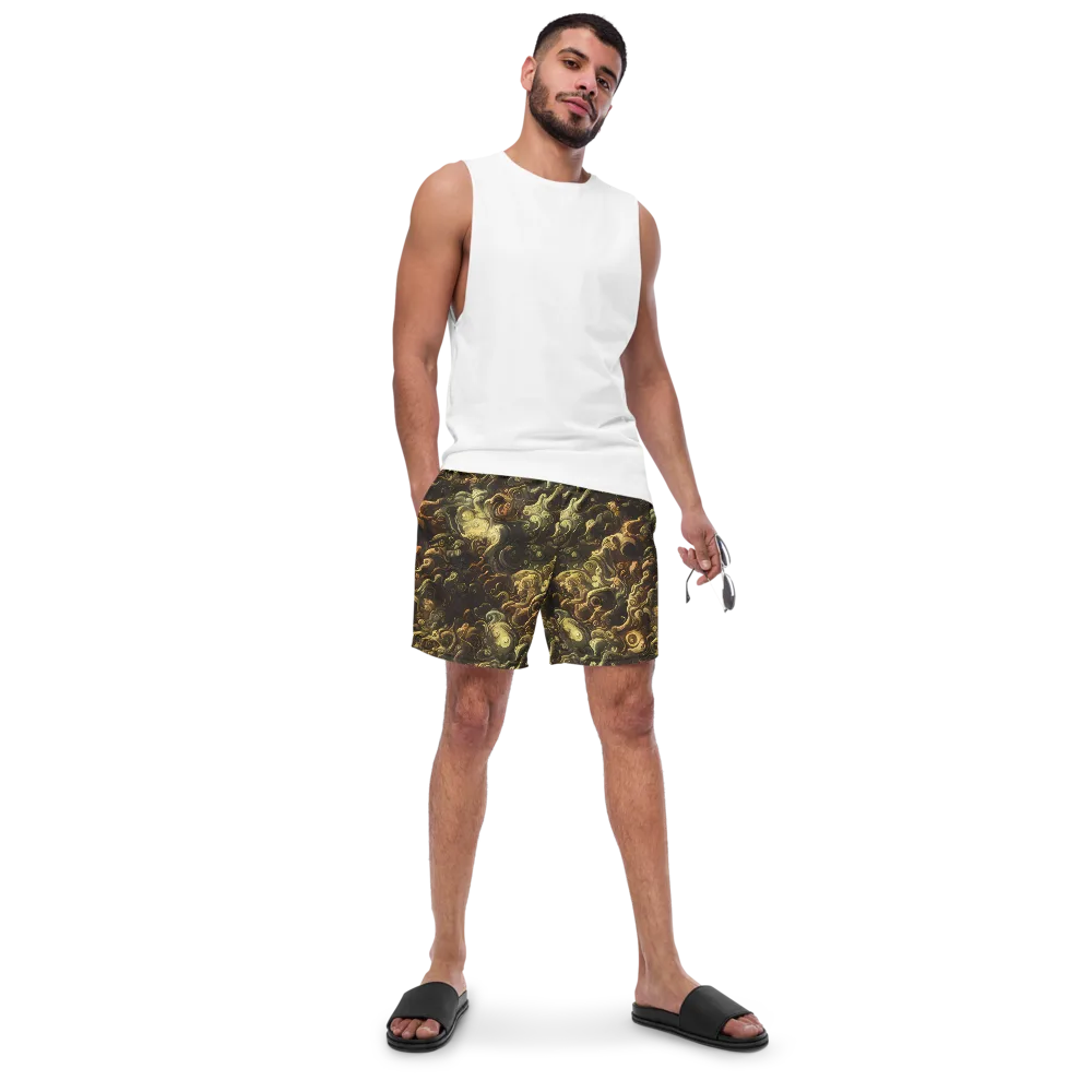 Ochre Undertow on Swim Trunks — Front