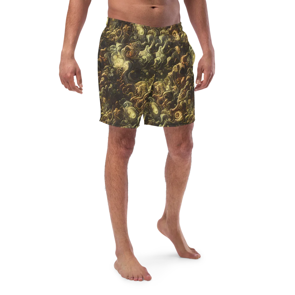 Ochre Undertow on Swim Trunks — Front