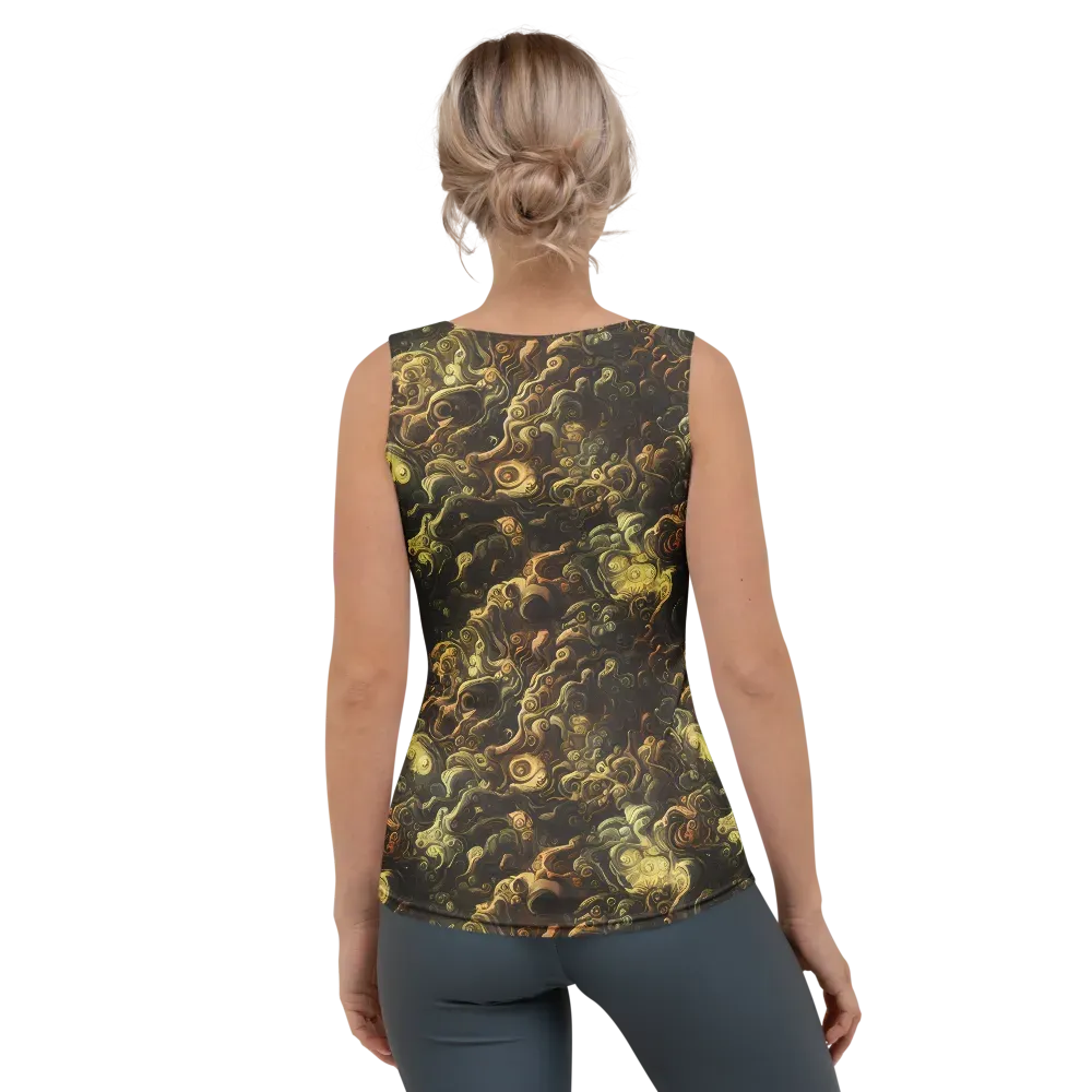 Ochre Undertow on Women's Tank Top — Back