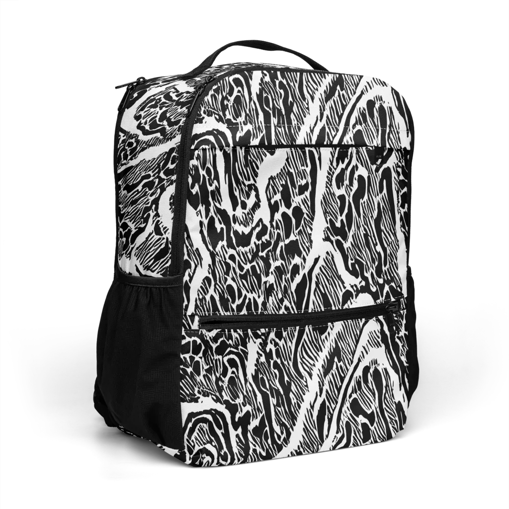 Wildstroke on Utility Backpack — Right Front