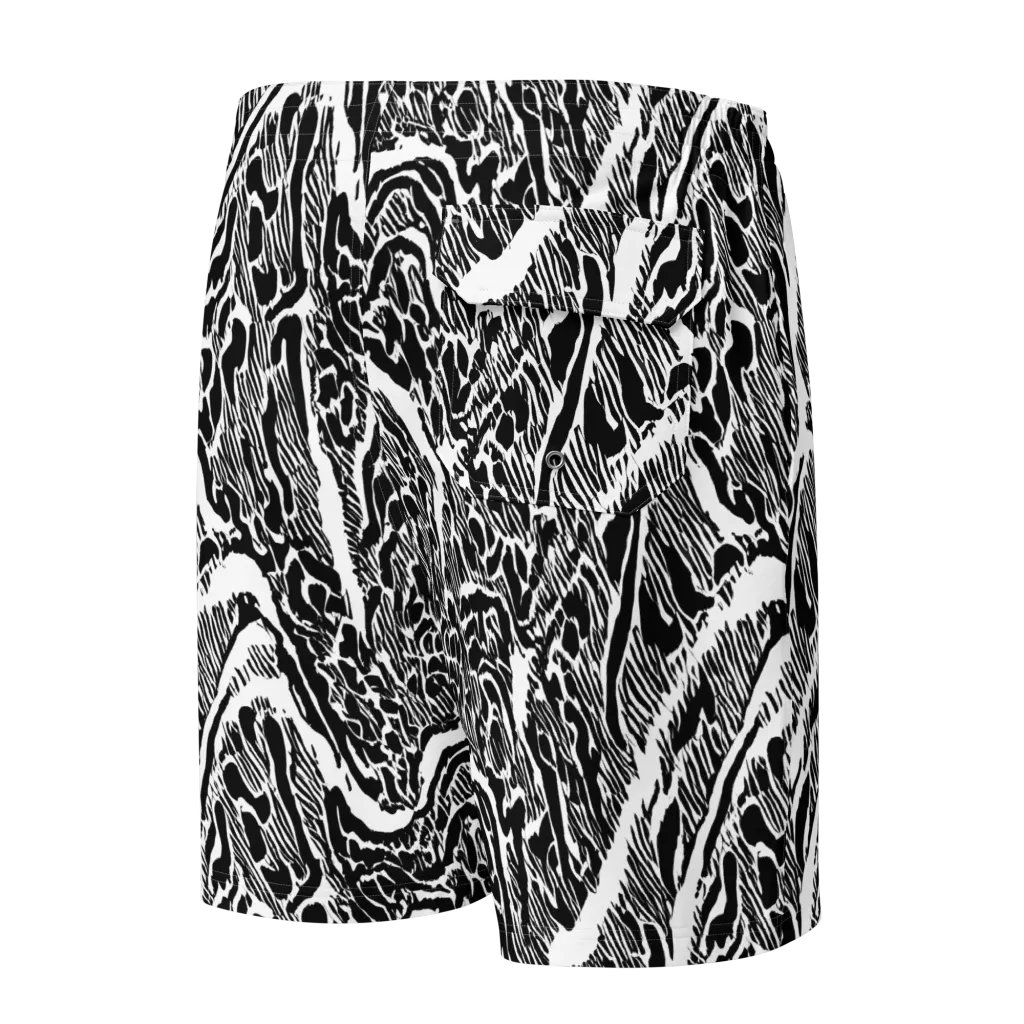 Wildstroke on Men's Board Shorts — Back