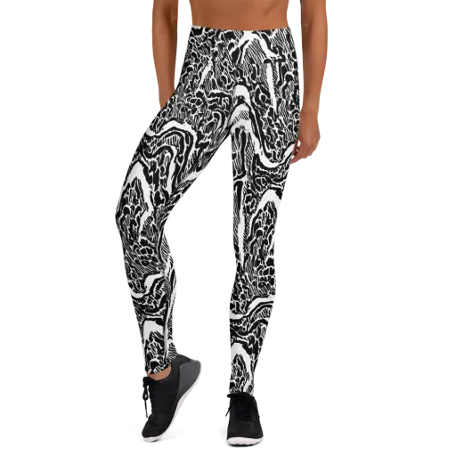 Wildstroke on a Yoga Leggings