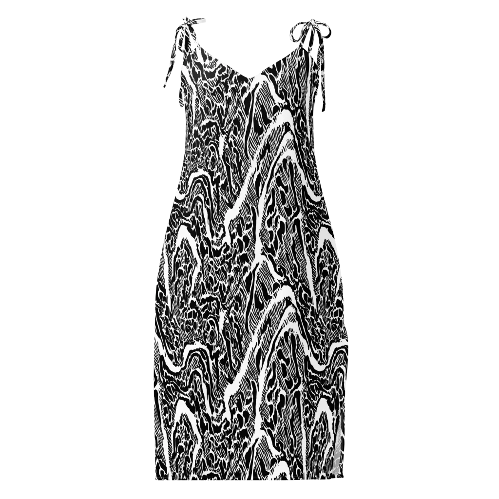 Wildstroke on Slip Dress — Front