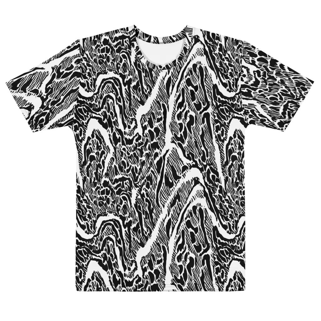 Wildstroke on Men's Cotton Crew Neck T-Shirt — Front
