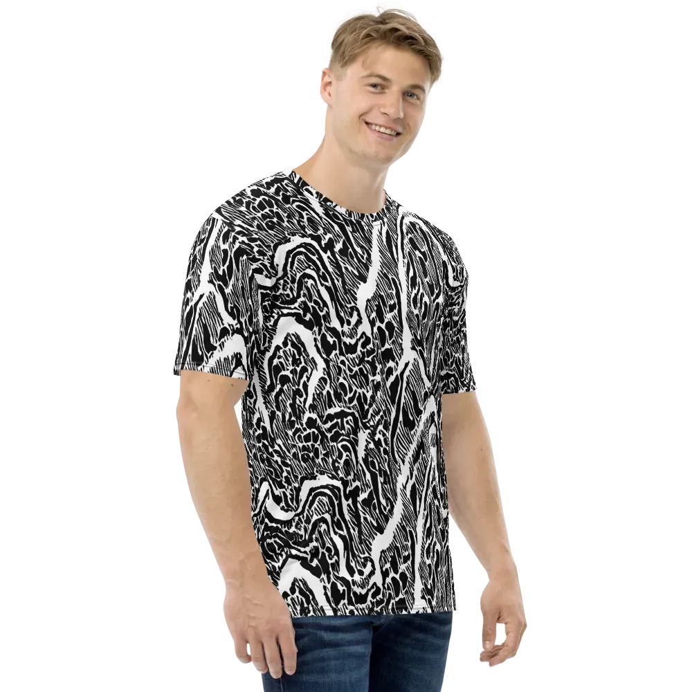 Wildstroke on Men's Crew Neck T-Shirt — Right