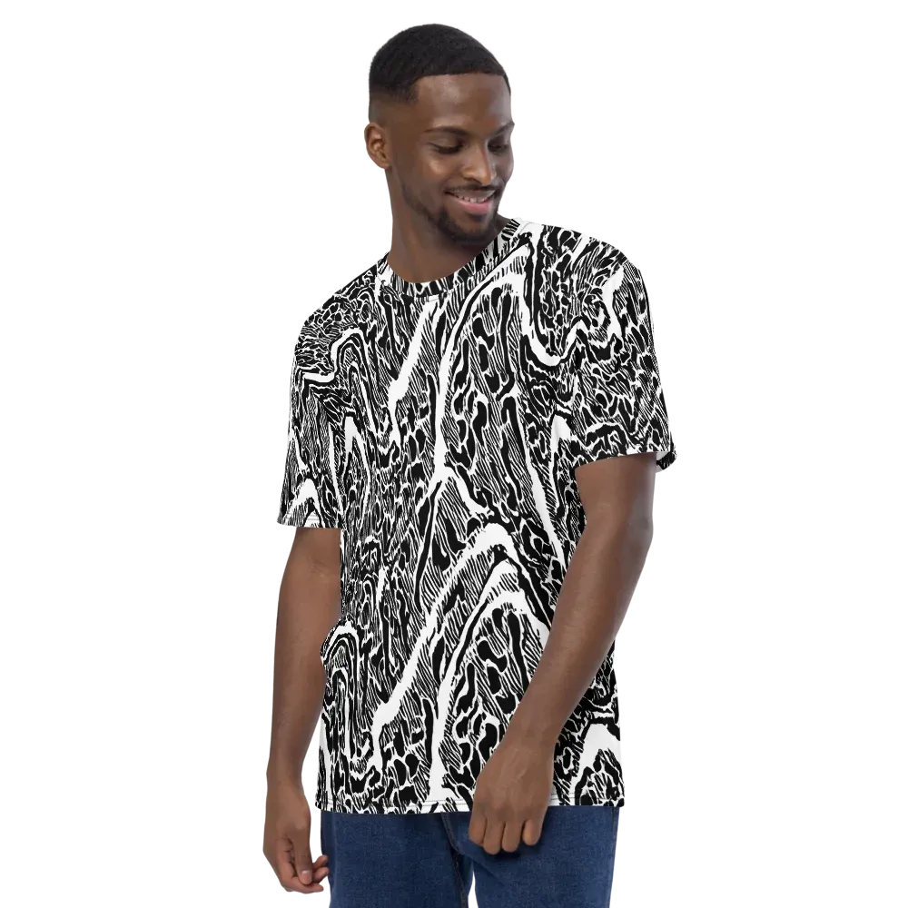 Wildstroke on Men's Crew Neck T-Shirt — Left
