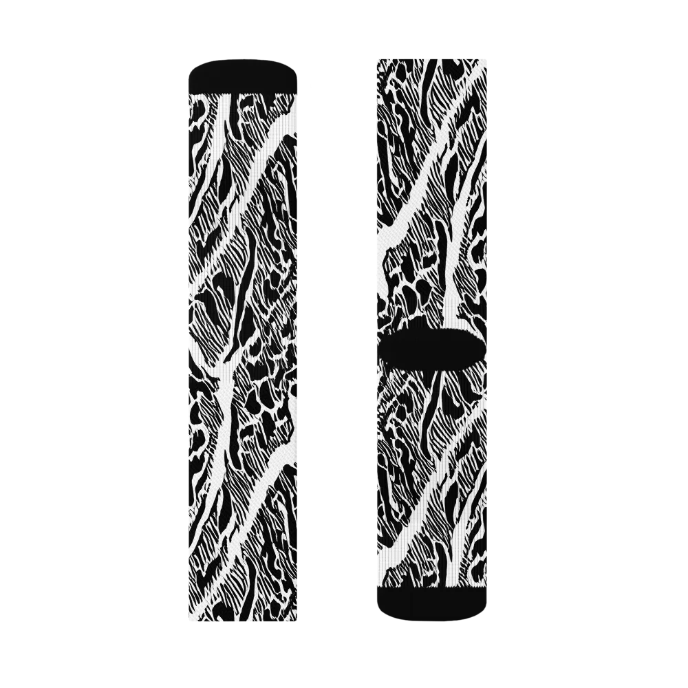 Wildstroke on Socks — Left Sock