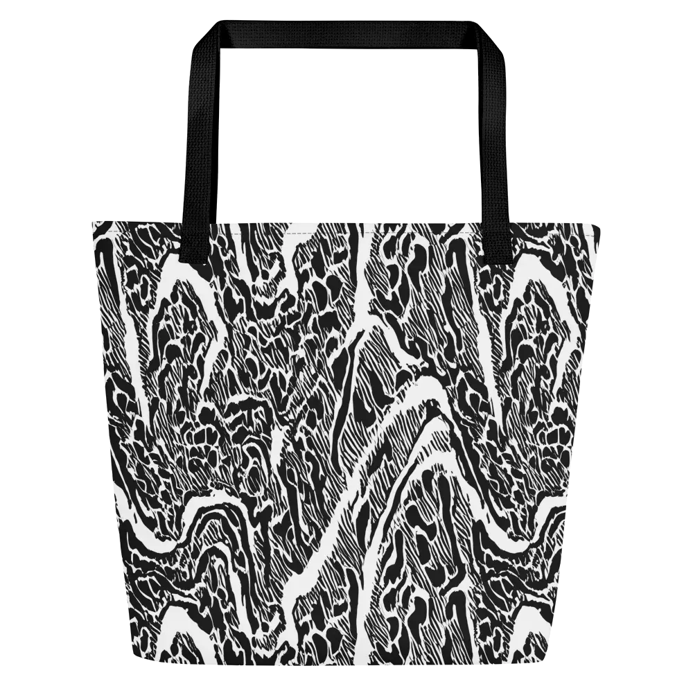 Wildstroke on Large Tote Bag W/ Pocket — Front