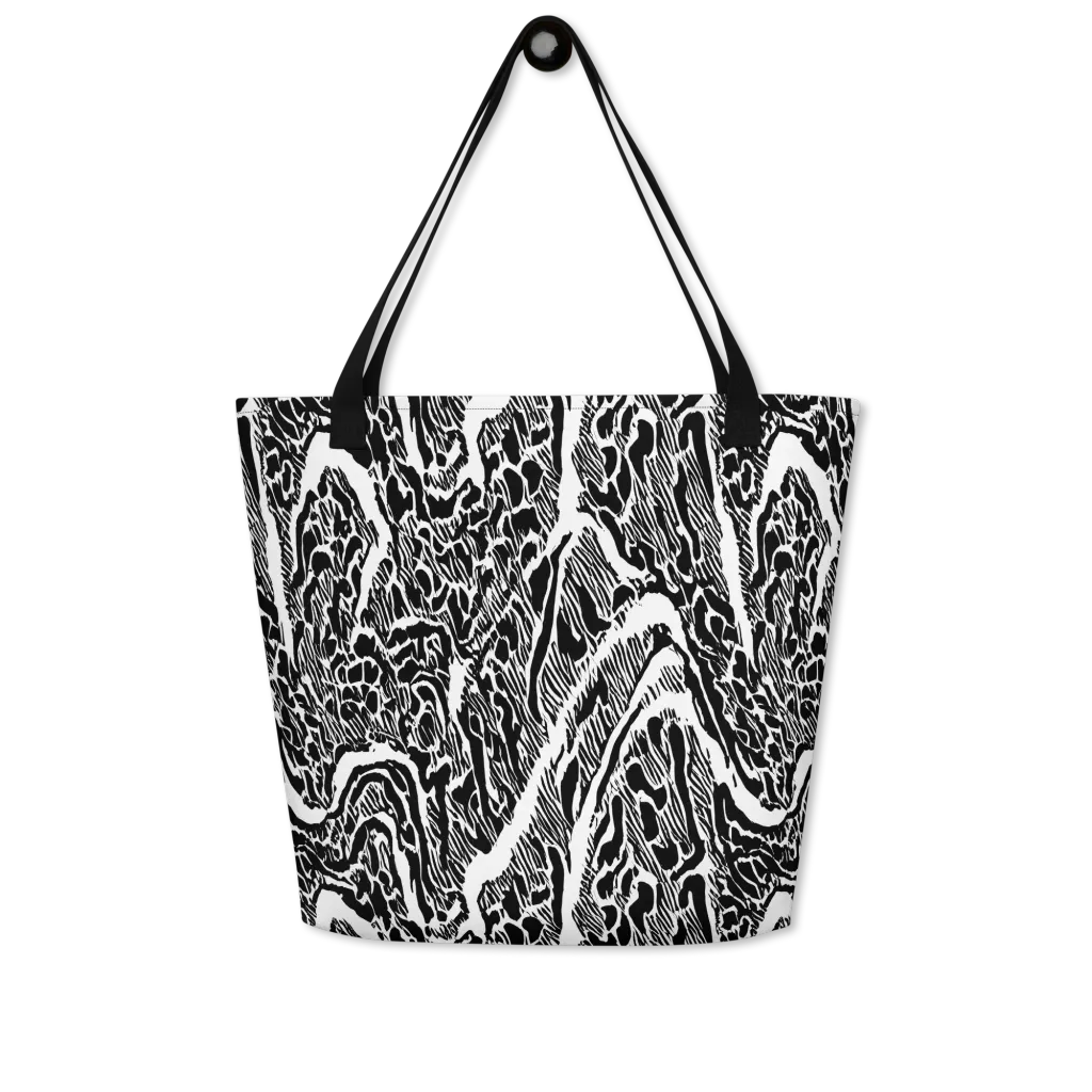 Wildstroke on Large Tote Bag W/ Pocket — Front