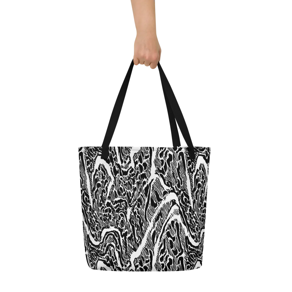 Wildstroke on Large Tote Bag W/ Pocket — Front