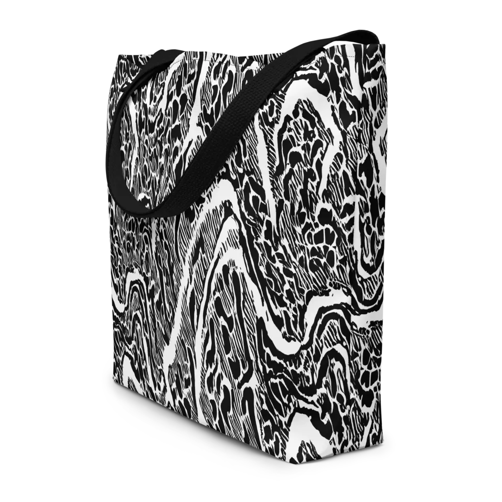 Wildstroke on Large Tote Bag W/ Pocket — Front
