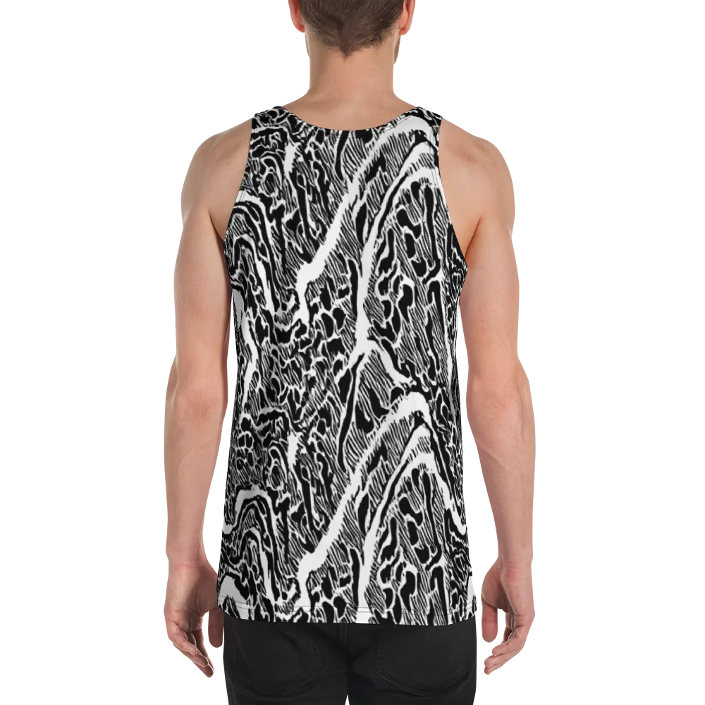 Wildstroke on Men's Tank Top — Back