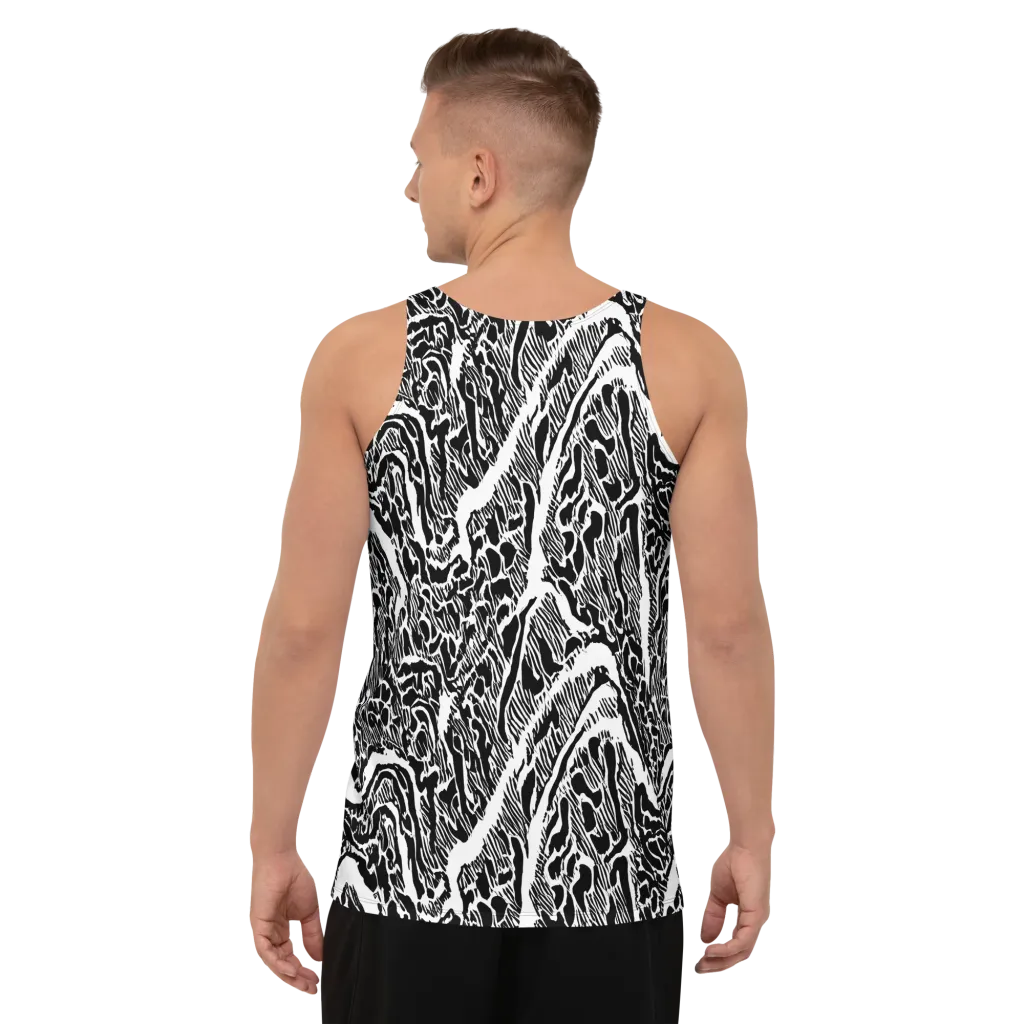 Wildstroke on Men's Tank Top — Back