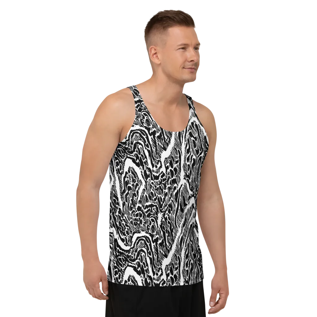 Wildstroke on Men's Tank Top — Right Front
