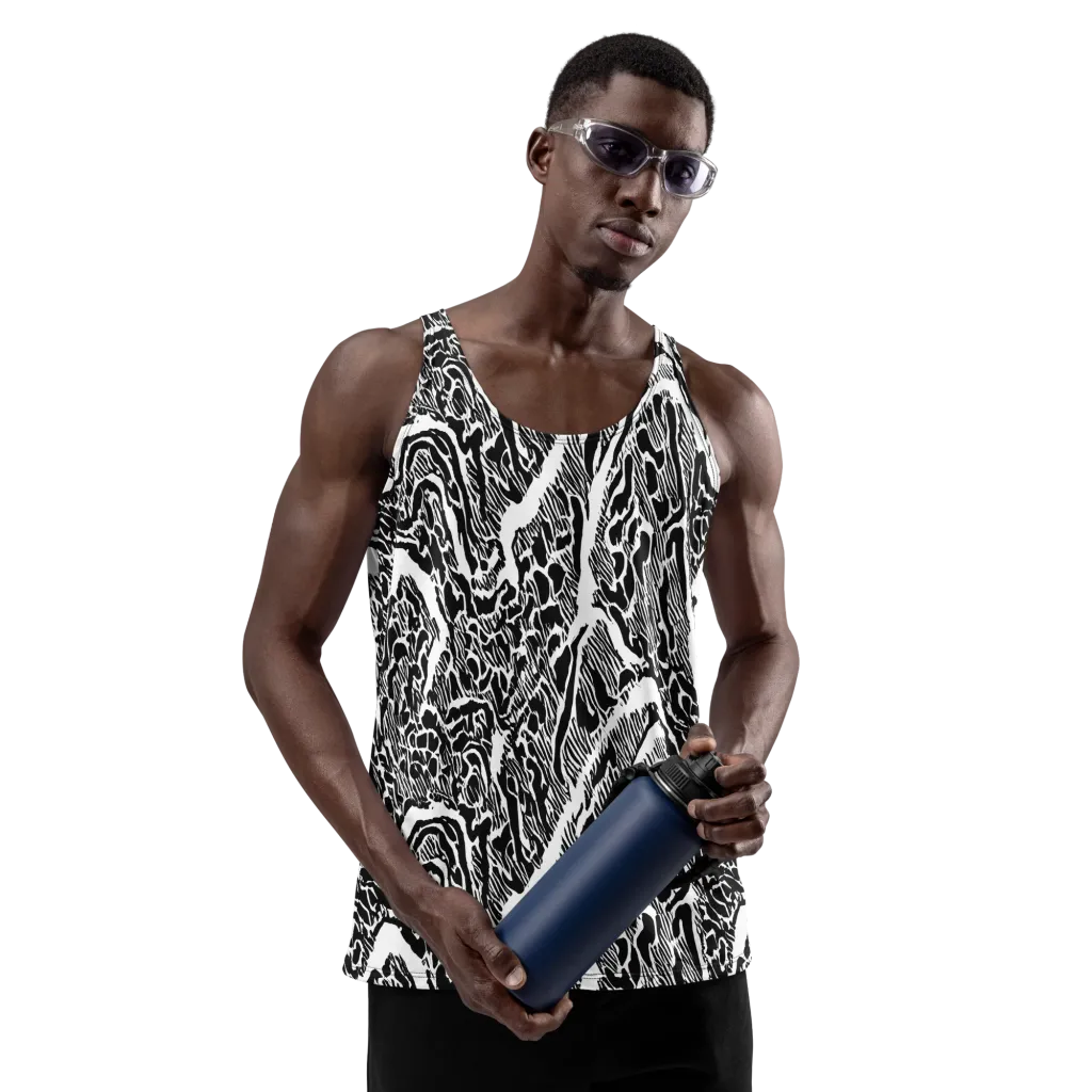 Wildstroke on Men's Tank Top — Front
