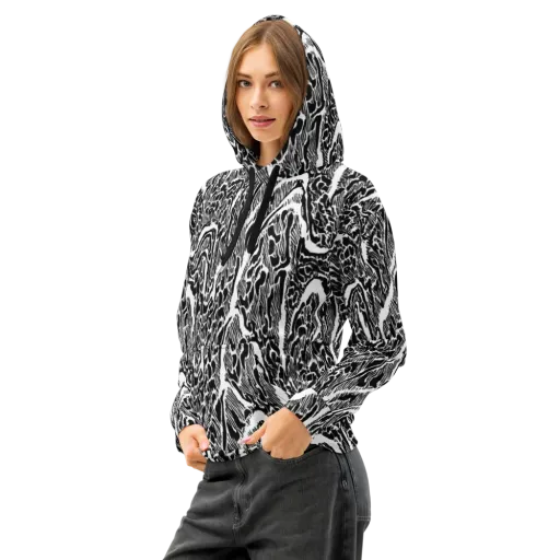 Wildstroke on a Cotton Hoodie