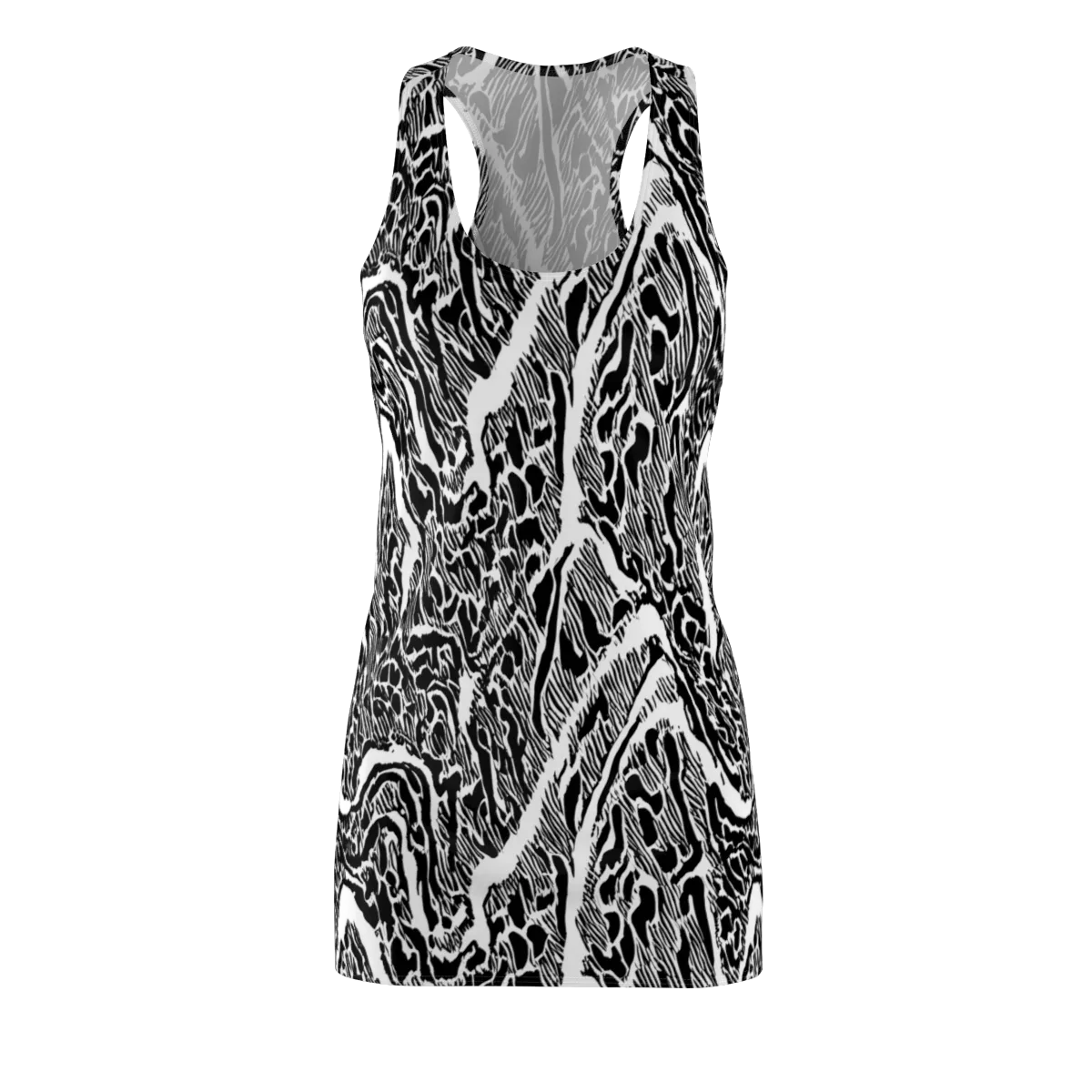 Wildstroke on Racerback Dress — Front